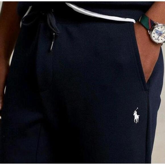 $125 Polo Ralph Lauren Double-Knit Jogger – Size L Navy Blue - Picture 3 of 10